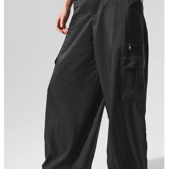 ALO Yoga Pants - Alo Yoga Sheer Game Time Wide Leg Jogger